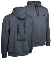 Nash Mikina Make It Happen Since 1978 Hoody Grey Marl - S