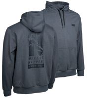 Nash Mikina Make It Happen Since 1978 Hoody Grey Marl - XXXL