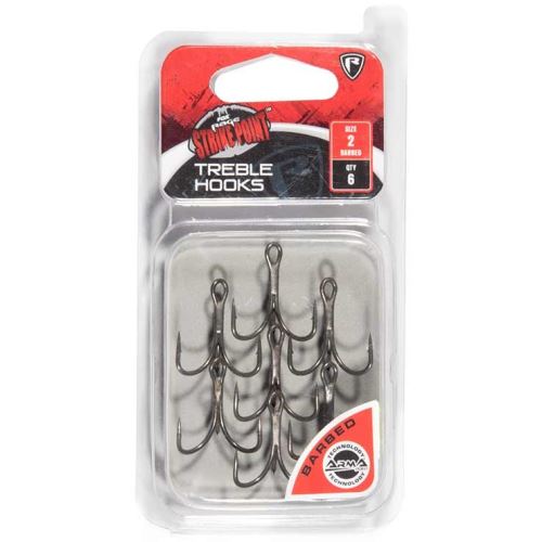 Fox Rage Trojháčiky Strike Point Treble hooks