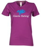 Giants Fishing Tričko Dámské Fialové-Veľkosť M