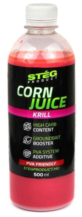 Stég booster corn juice 500 ml - krill