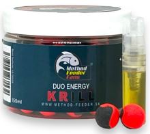 Method Feeder Fans Pop Up Duo Energy 15 mm 150 ml + Sprej Esencia 2 ml - Krill