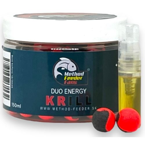 Method Feeder Fans Pop Up Duo Energy 15 mm 150 ml + Sprej Esencia