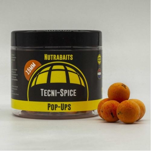 Nutrabaits Plávajúce Boilie Pop-Up Tecni Spice 15 mm