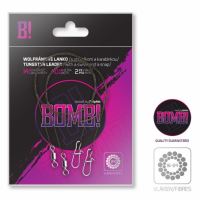 Delphin Volfrámové lanko BOMB! s Obratlíkom a Karabínkou 2 ks (1)