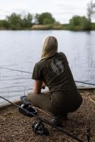 Korda Tričko Womens Mandala T-Shirt Dark Olive (3)