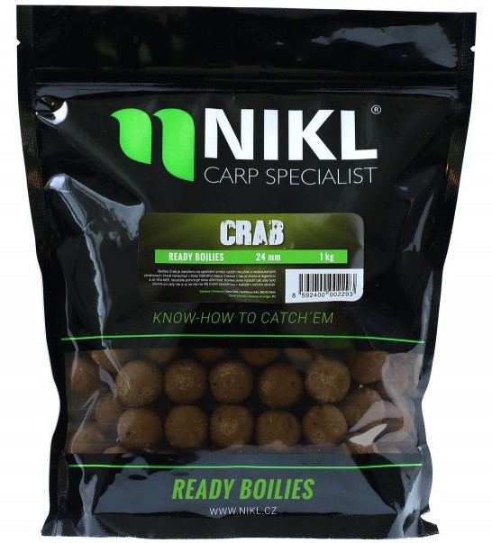 Nikl hotové boilies crab - 1 kg 30 mm