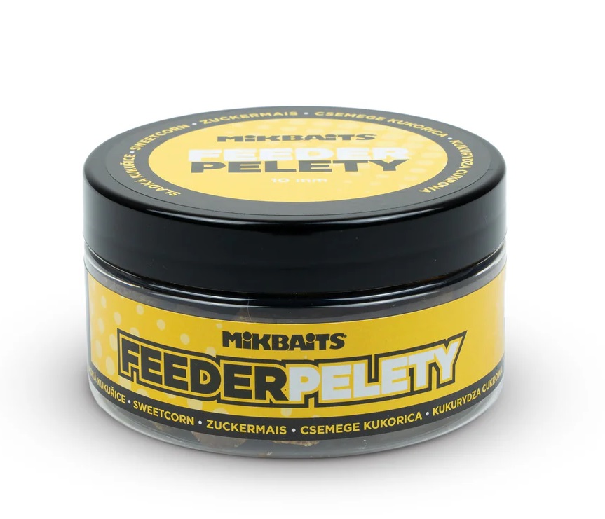 E-shop Mikbaits feeder pelety 100 ml 10 mm - sladká kukurica
