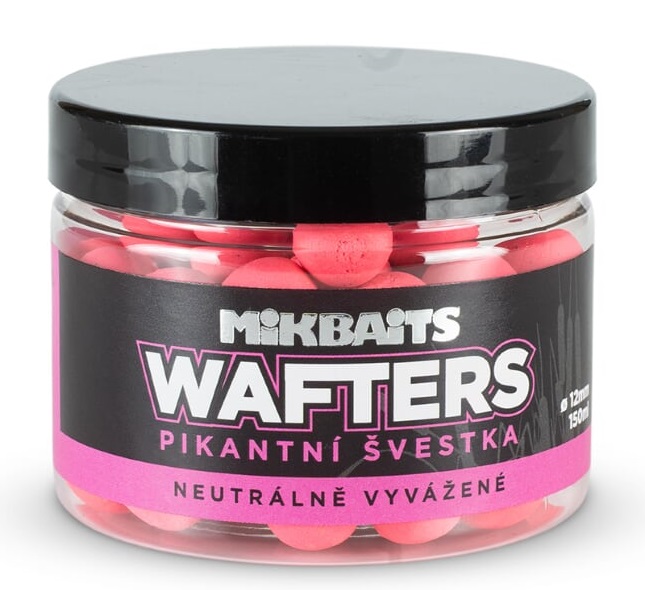 Mikbaits boilie wafters pikantní švestka 150 ml - 12 mm