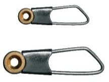 Cralusso Prejazd s Karabínkou Brass Head Safety Snap 6 ks - S