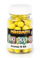 Mikbaits Mini Plávajúce Boilie Fluoro 60 ml 10 mm-Ananas N-BA