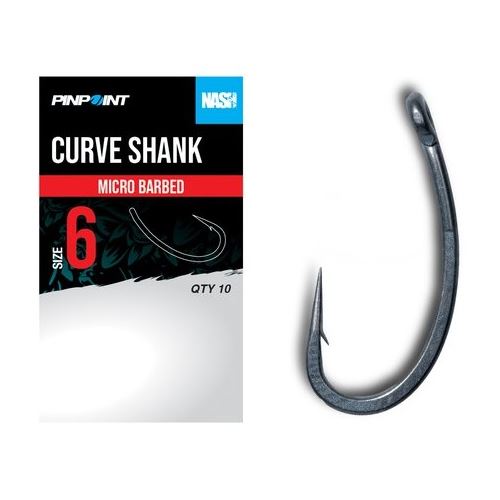 Nash Háčiky Curve Shank Micro Barbed 10 ks