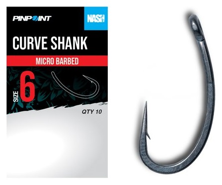 Nash háčiky curve shank micro barbed 10 ks - veľkosť 8