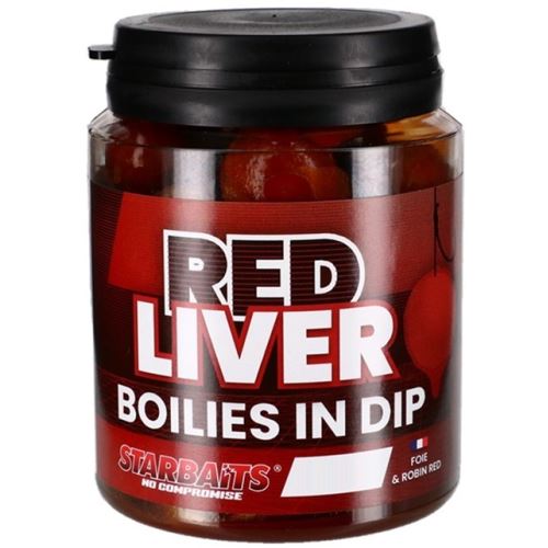 Starbaits Boilies In Dip Concept Red Liver 150 g