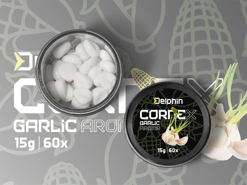 E-shop Delphin umelá nástraha cornex pop up 60 ks - cesnak