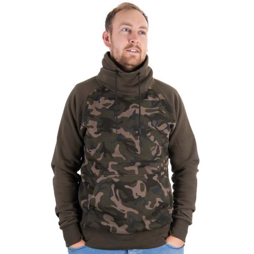 Fox Mikina Khaki Camo High Neck - S