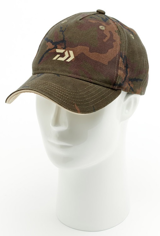 Daiwa šiltovka d-vec carp camo peaked cap