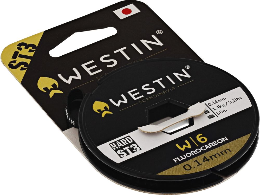 Westin fluorocarbon w6 st3 clear - 35 m 0,52 mm 16,4 kg