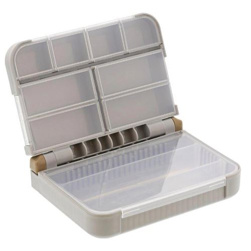 Westin Krabička W3 Terminal Tackle Box Grey/Clear M 13,2 x 9,7 x 4,4 cm