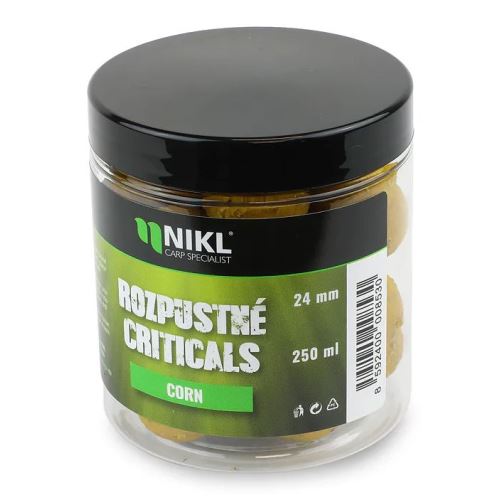 Nikl Rozpustné Criticals Boilie Corn 250 ml