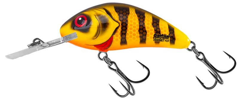 Salmo wobler rattlin hornet floating natural perch - 6,5 cm