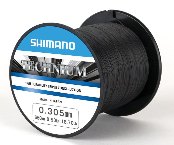 Shimano vlasec technium pb čierna -  priemer 0,22 mm / nosnosť 5 kg / návin 1920 m