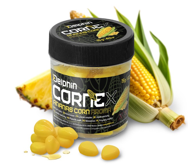 E-shop Delphin umelá nástraha cornex pop up 60 ks - kukurica ananás