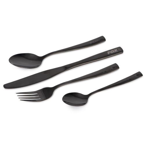Fox Sada Príborov Black Stainless Cutlery Set Fox Sada Príborov Black Stainless Cutlery Set