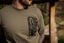 Nash Tričko ZT HD Long Sleeve T-Shirt Green (8)