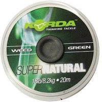 Korda Náväzcová Šnúra Super Natural Weed Green (1)