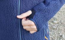 Geoff Anderson Mikina s Kapucňou Teddy Modrá (3)