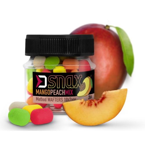 Delphin Nástraha D Snax Mix Waft Mango Broskyňa 10x7 mm 20 g