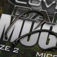 Gardner Háčiky Covert Dark Mugga Hook Barbed 10 ks (2)