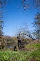 Korum Prút 3K Trilogy Triple Tip 3,66 m 1,75 lb/2,2 lb/1,5 lb Power Quiver (5)