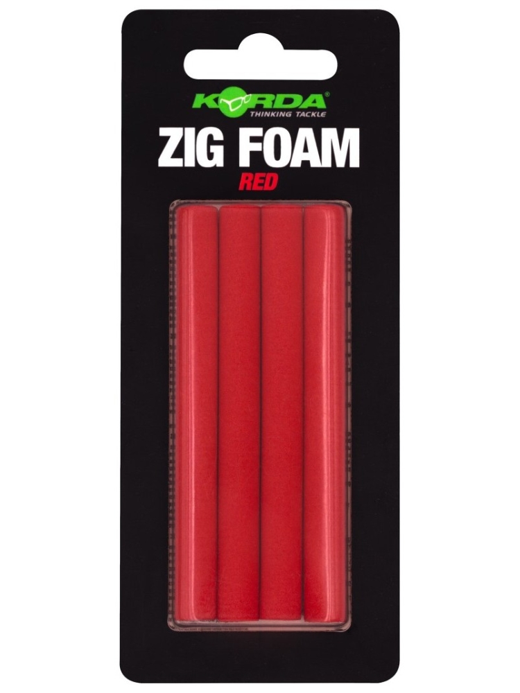 E-shop Korda penové valčeky zig foam - červená