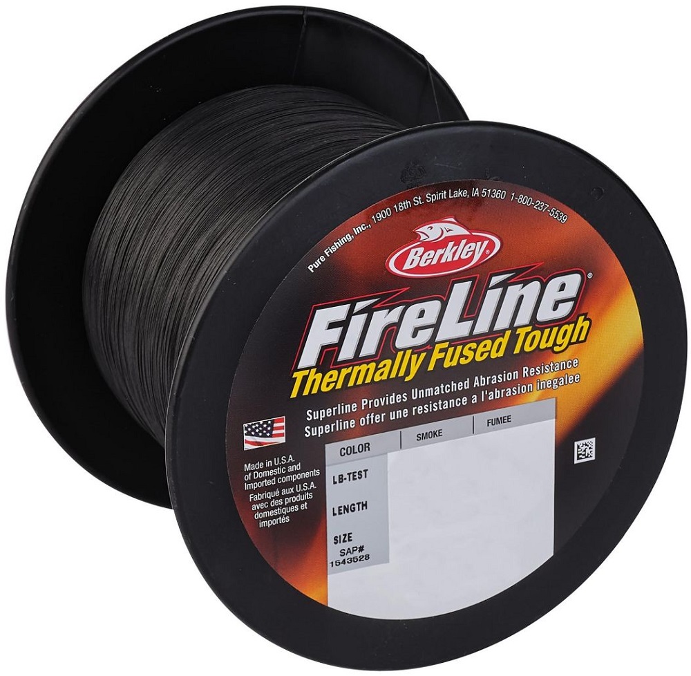 Berkley splietaná šnúra fireline fused original smoke - 0,12 mm 7,2 kg 1 m