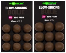 Korda Umelé Boilie Slow Sinking Boilie ISO Fish 9 ks
