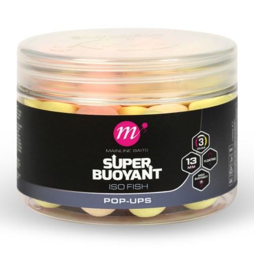 Mainline Plávajúce Boilie Super Buoyant Pop Up Pink Yellow White 13 mml