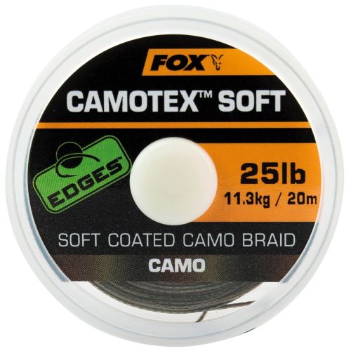 Fox Nadväzcová Šnúrka Edges Camotex Soft 20 m