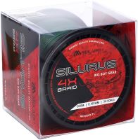 Mikado Splietaná Šnúra Silurus 4X Braid Zelená 600 m (1)