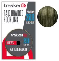 Trakker Náväzcová Šnúrka Raid Braided Hooklink 20 m - 0,35 mm 25 lb 11,3 kg