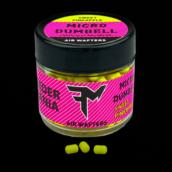 Feedermania micro dumbell air wafters - sweet pineapple