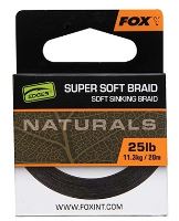 Fox Náväzcová Šnúrka Naturals Soft Braided Hooklength 20 m (1)