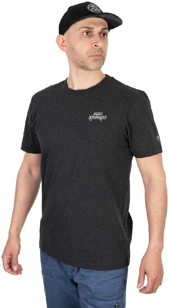 Fox rage tričko voyager tee dark grey - xl