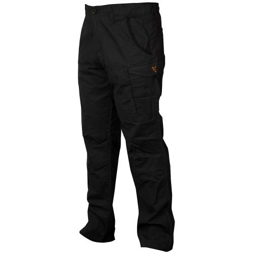 Fox Nohavice Collection Black Orange Combat Trousers