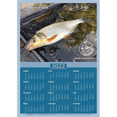 ČRS Nástenný Kalendár Jednolistý Na Rok 2022