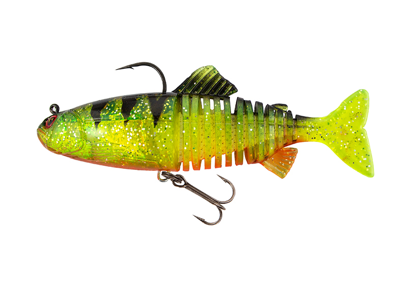 Fox rage gumová nástraha replicant jointed uv perch - 18 cm 80 g