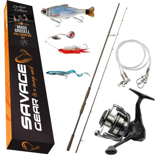 Savage Gear Set Prútu Mads Grosell Pure Pike Signature Kit 2,59 m 35-90 g