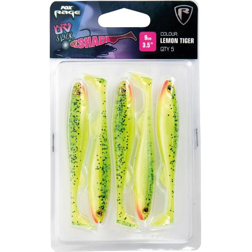Fox Rage Gumová Nástraha Slick Shad Ultra UV Lemontiger