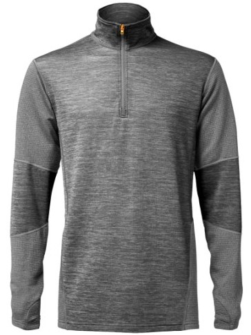 E-shop Geoff anderson thermo tričko s dlhým rukávom wizwool 210 šedé - m
